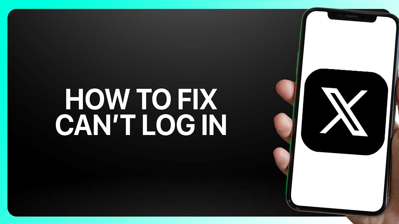 How To Fix “Can’t Log In” In X App Twitter ! Tutorial - YouTube