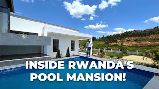 Inside the EXCLUSIVE LUXURY POOL MANSION in Rwanda  - Full Access Tour