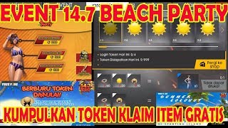 CARA DAPAT TOKEN STRAW HAT DAN SWIMMING RING DI EVENT 14 7 BEACH PARTY FREE FIRE screenshot 2