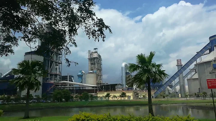 Beautiful Hume Cement plant in Gopeng, Perak with ...