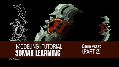 Gaming Prop Modeling In 3dMax with Poly Modeling Part2