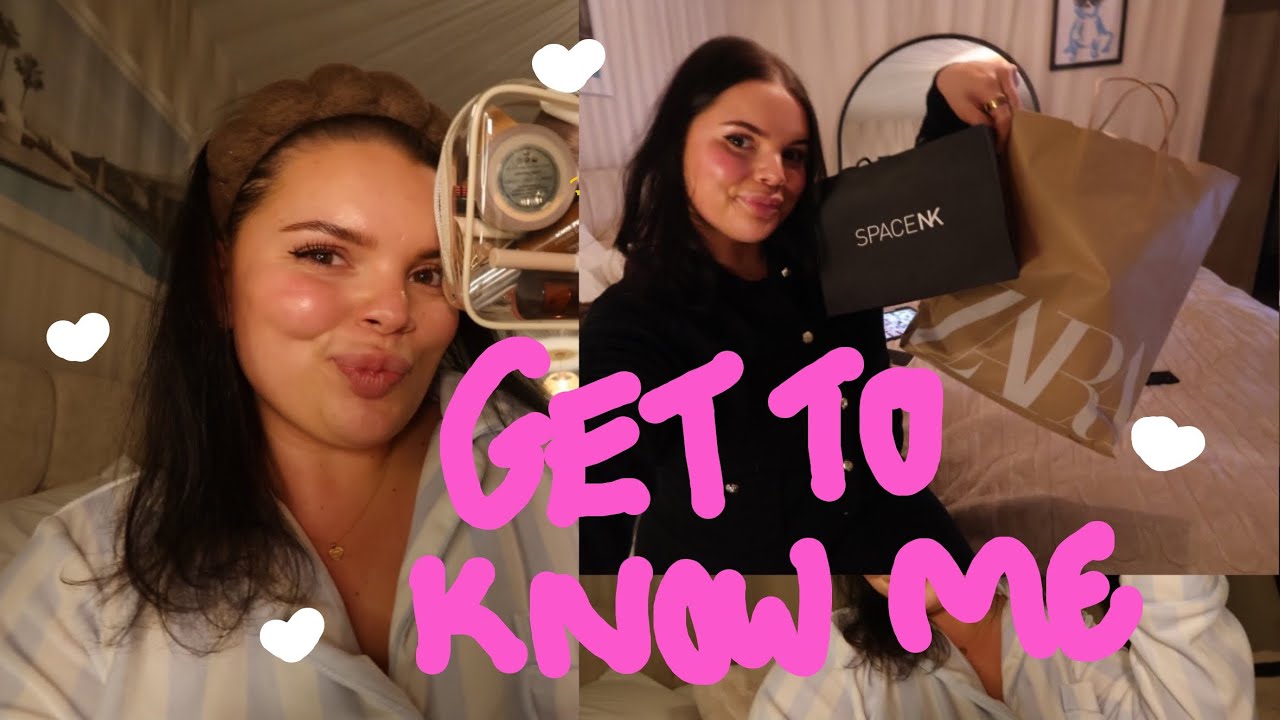 MY FIRST VIDEO EVERRR | GET TO KNOW ME | ZARA SPACE NK TESCO HAUL