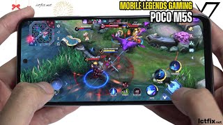 Xiaomi Poco M5s Mobile Legends Gaming test MLBB