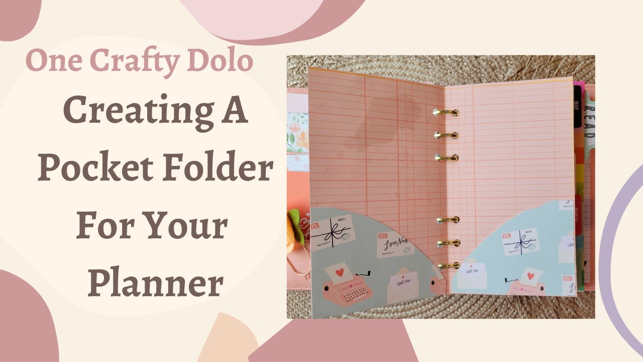 Creating A Pocket Folder For Your Planner