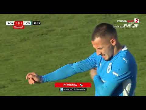 Hermannstadt - Craiova, debut spectaculos de repriză secundă: 3 goluri în 10 minute