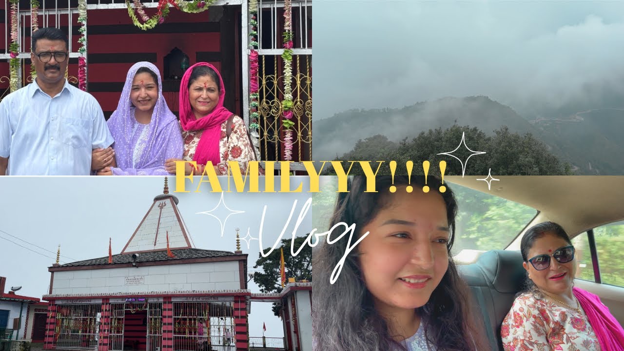 First family vlog?😋 mandir visit, best weather and khikhikhakha 