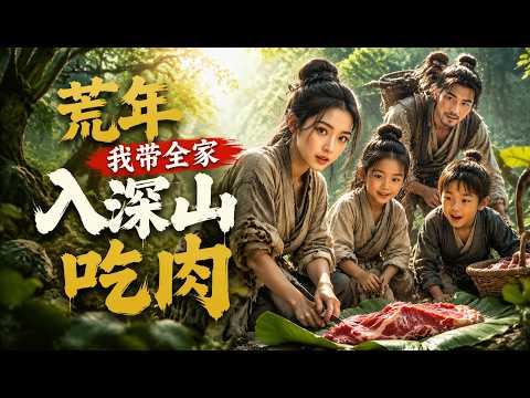 📢 The latest comic drama "In a Year of Famine, I Took My Family into the Deep Mountains to Eat Meat" #漫剧 #AI #短剧 #男频 #热血 #阿星漫谈