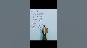 (Parametric Equations and Differential Co effecient therein) class 12