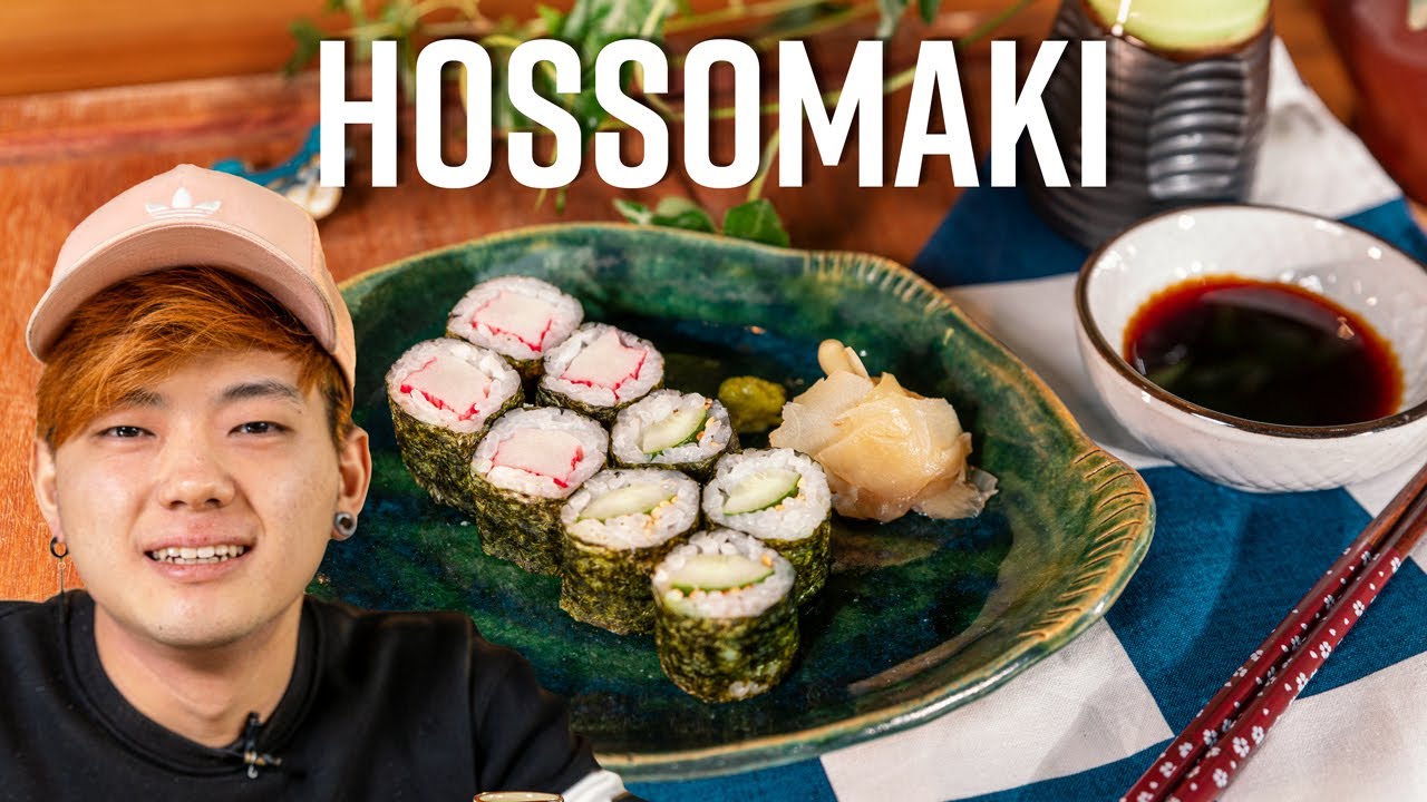 HOSSOMAKI, UM DOS SUSHIS MAIS BÁSICOS! | GOHANCOOK