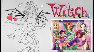 Drawing myself as a W.I.T.C.H. character