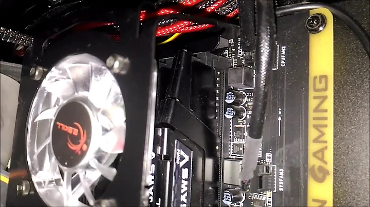 G.Skill Turbulence II Ram Cooler Unboxing Install & Test