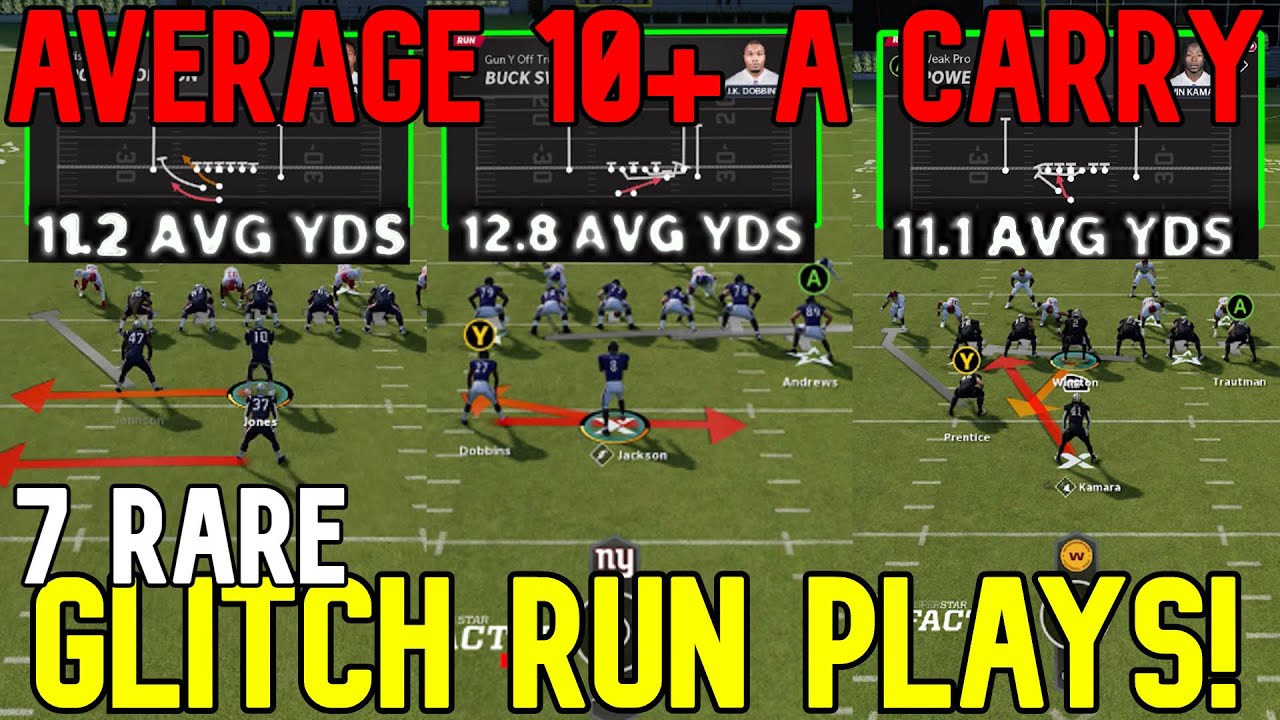 RUN FOR 200+ YARDS A GAME???????? 7 Rare OVERPOWERED GLITCH PLAYS Hidden in Madden NFL 22! Offense Tips