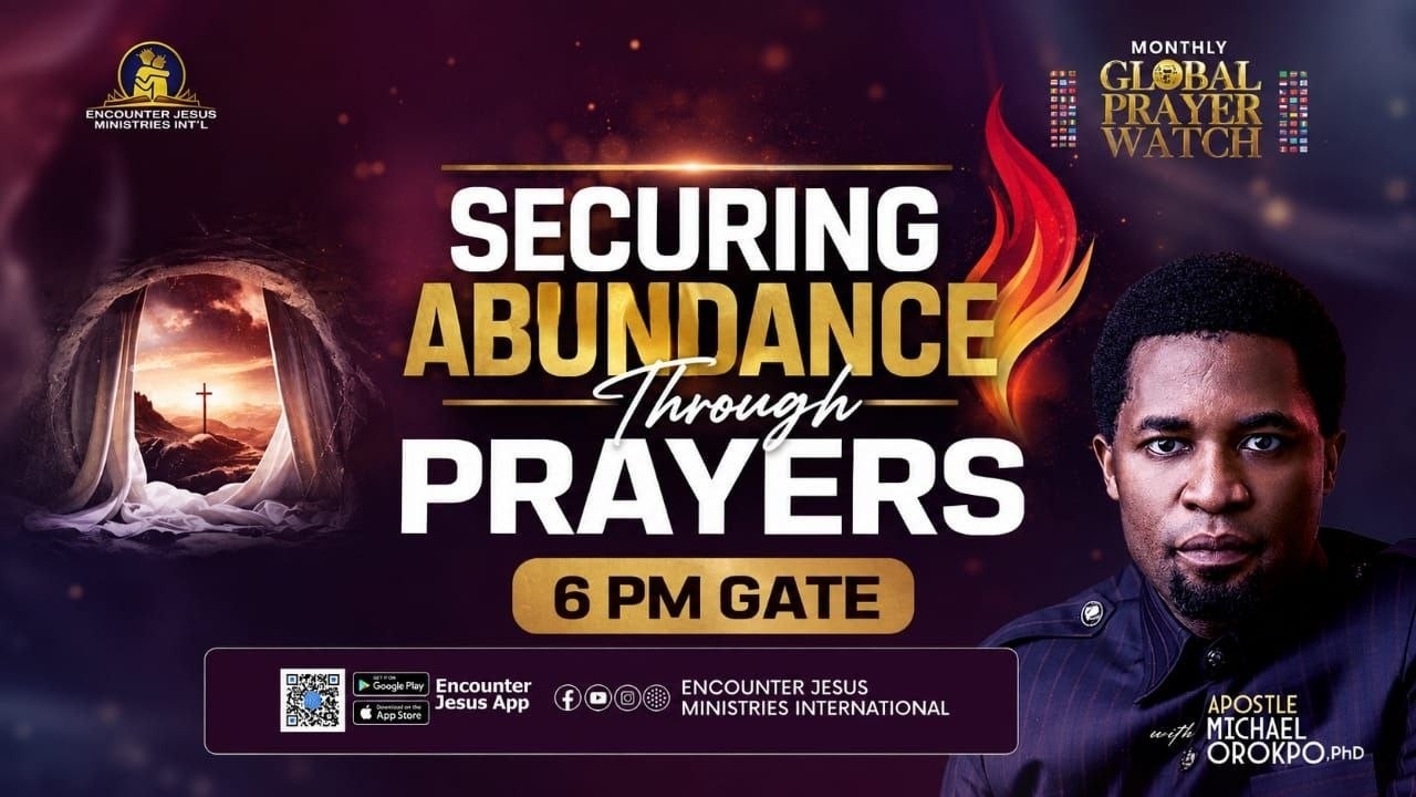 SECURING ABUNDANCE THROUGH PRAYERS || SATURDAY 6PM WATCH || 08.08.2026 || Apostle Michael Orokpo