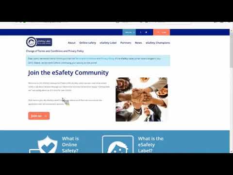 eSafety Label: getting started on the portal