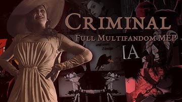 🖤🍷 FULL Multifandom Villains MEP || Criminal [Slight Flash Warning!] MEP No. 4🍷🖤