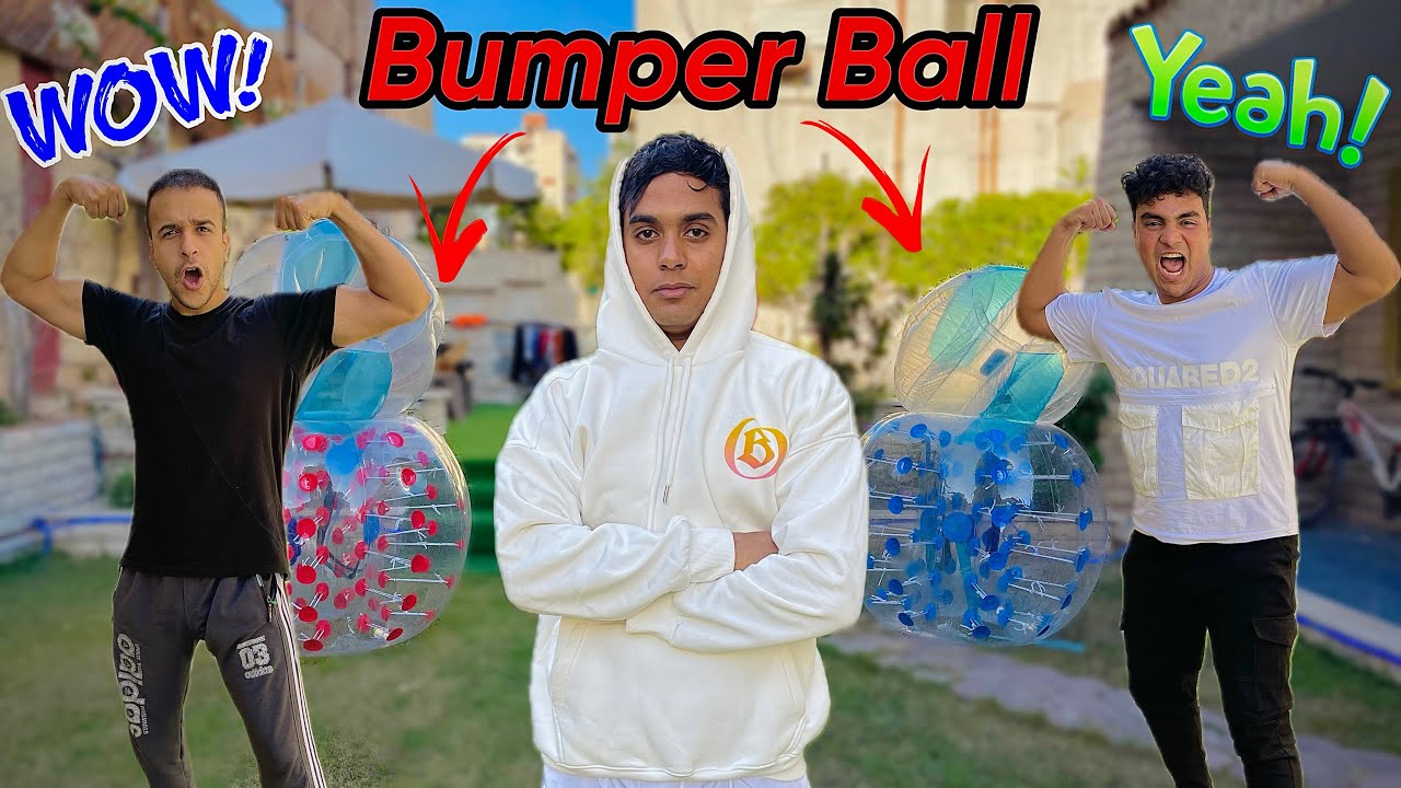 عملنا تحدي الكورة المجنونة _ Bumper Ball ( الي هيوقع يخسر ) ☄️😱 / Bassem Otaka/ اوتاكا