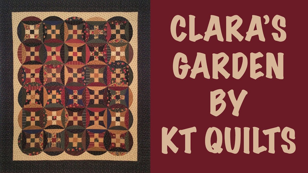 Kansas Troubles- KT Wedge Template & Clara's Garden