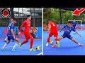 I played in a futsal match  i scored 4 goals pro football skills