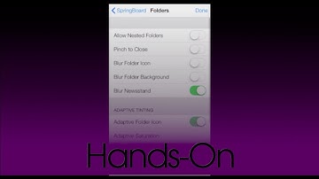 iOS 7 Secret Settings Hands-On