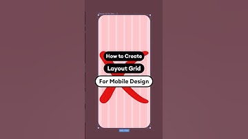 How to create layout grid for Mobile design #figma #tutorial #uiuxdesigners #gradient