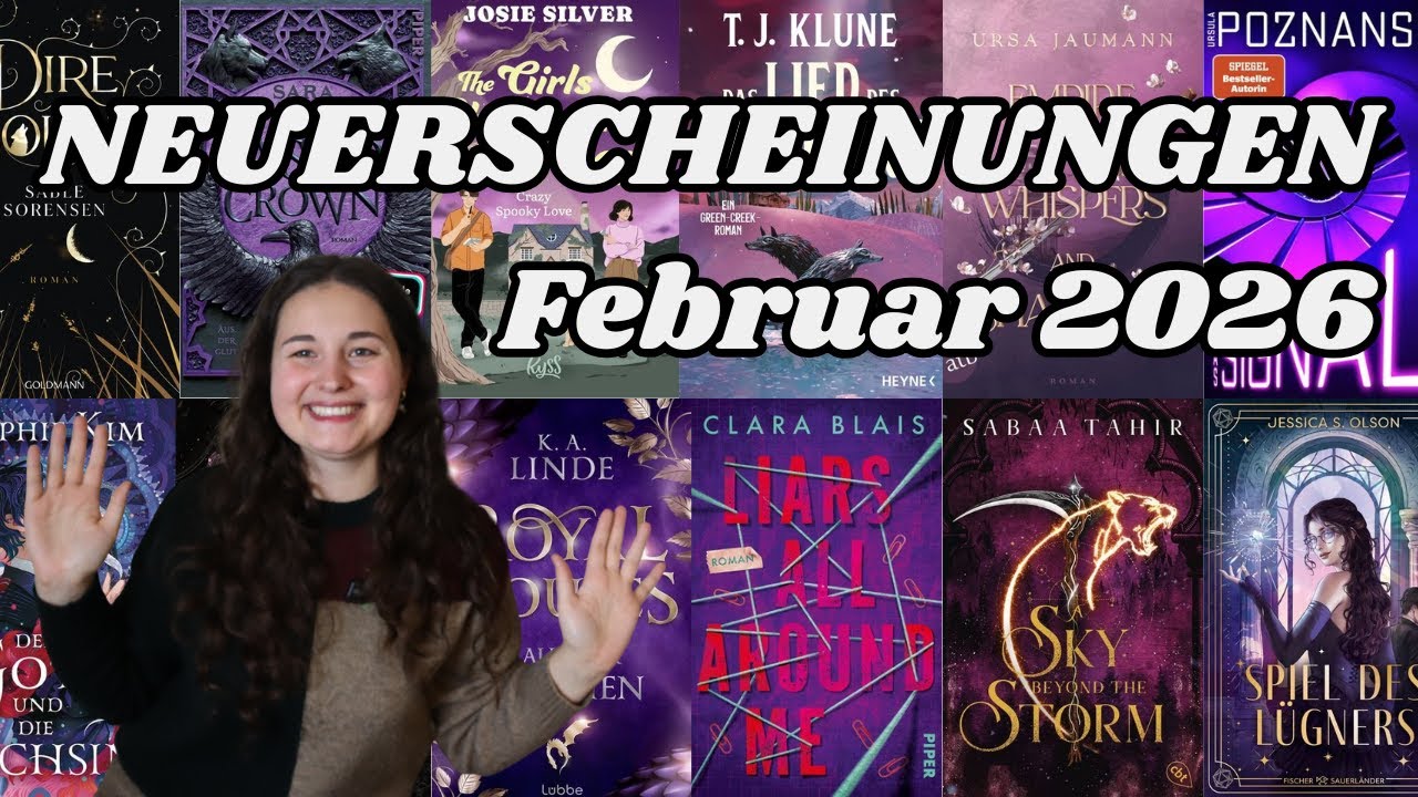 Fantasynovitäten & alle Cover sind violett? 💜😂| Neuerscheinungen Februar 2026 📚|RiasSoulWords