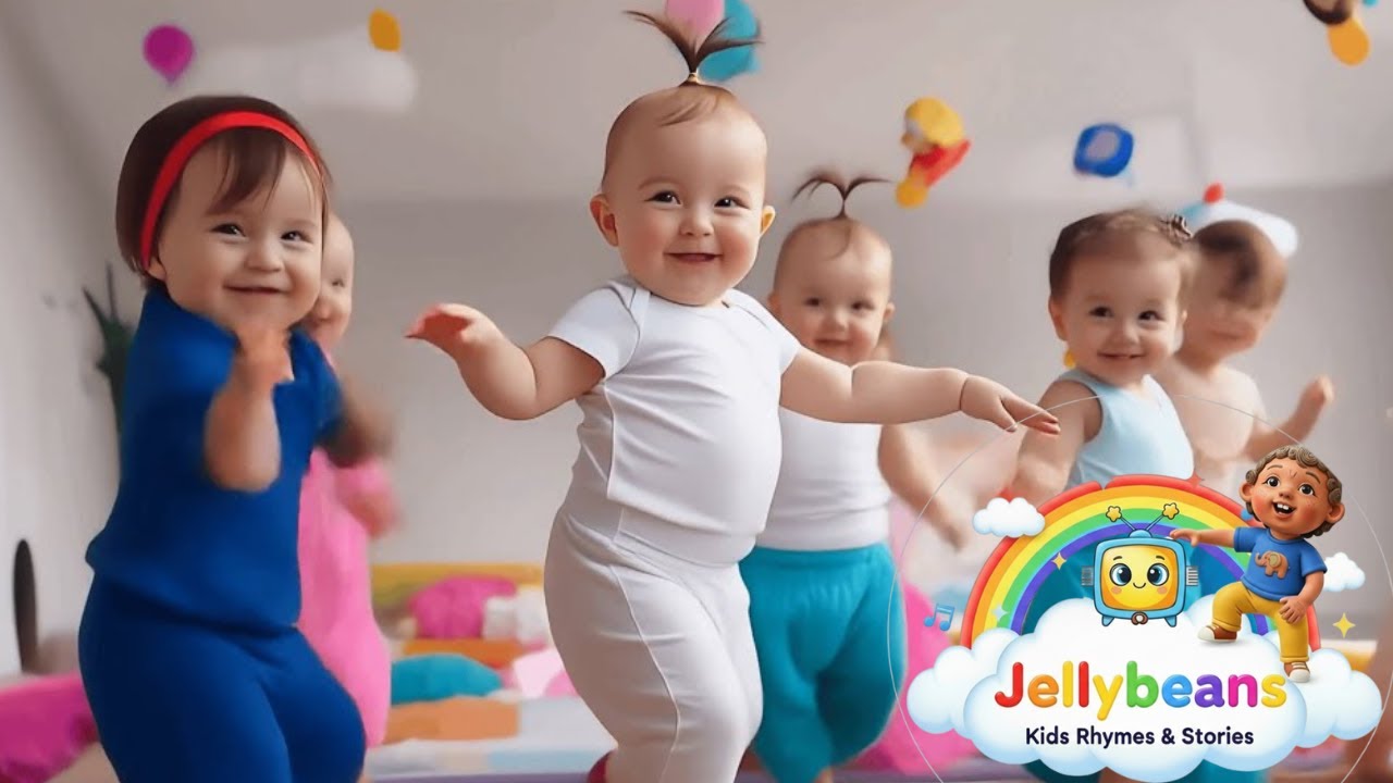 Cutest Desi Dance Party! 💃🇮🇳 Toddlers Joyful Bhangra | Jellybeans 