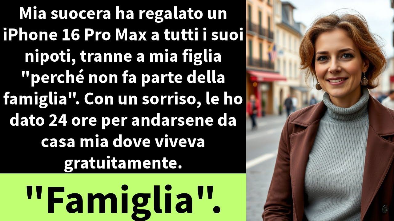 Mia suocera ha regalato un iPhone 16 Pro Max a tutti i suoi nipoti,