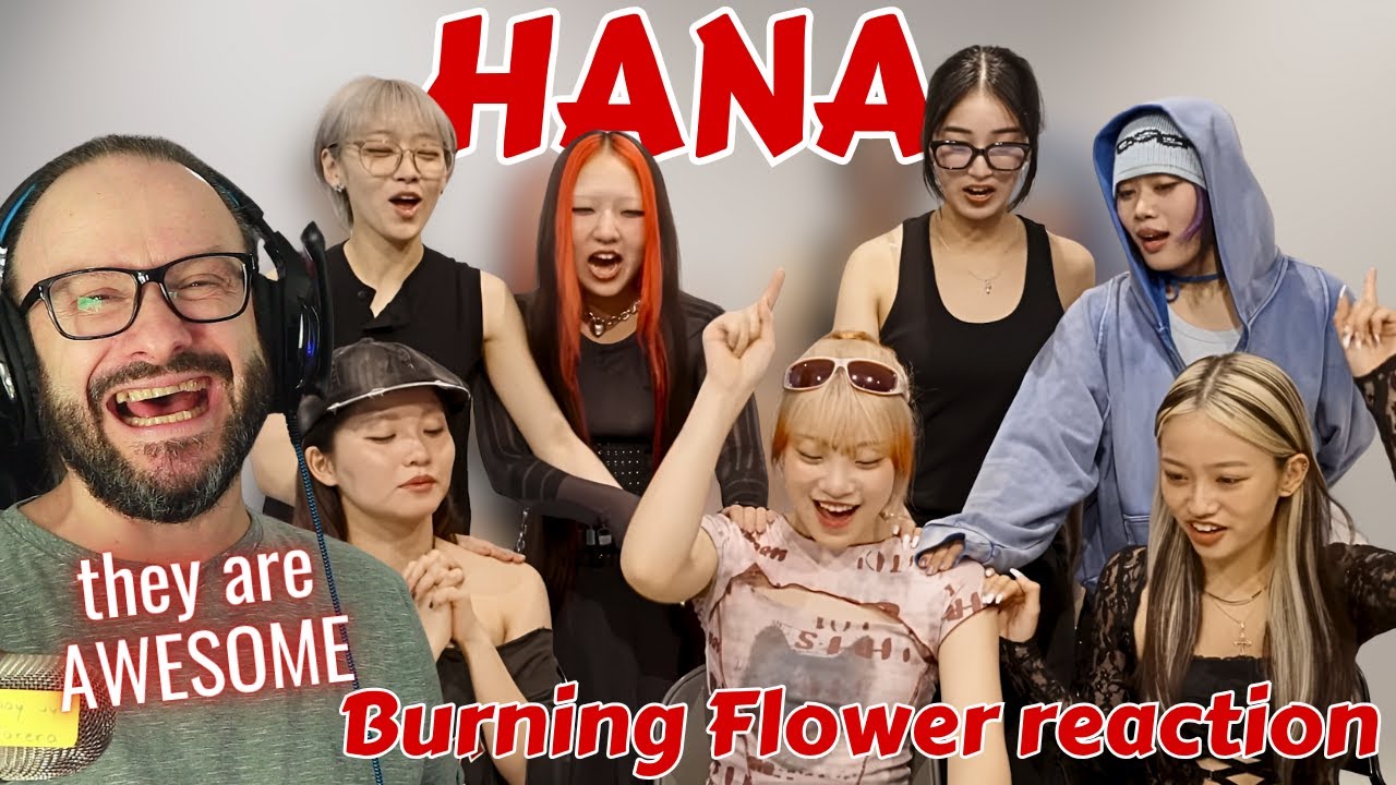 they are awesome and funny!!!! HANA / BURNING FLOWER -MV reaction- reaction