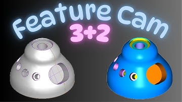 Feature Cam 3+2 Milling #how