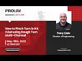 Webinar  how to pinch turn in nx cam  prolim