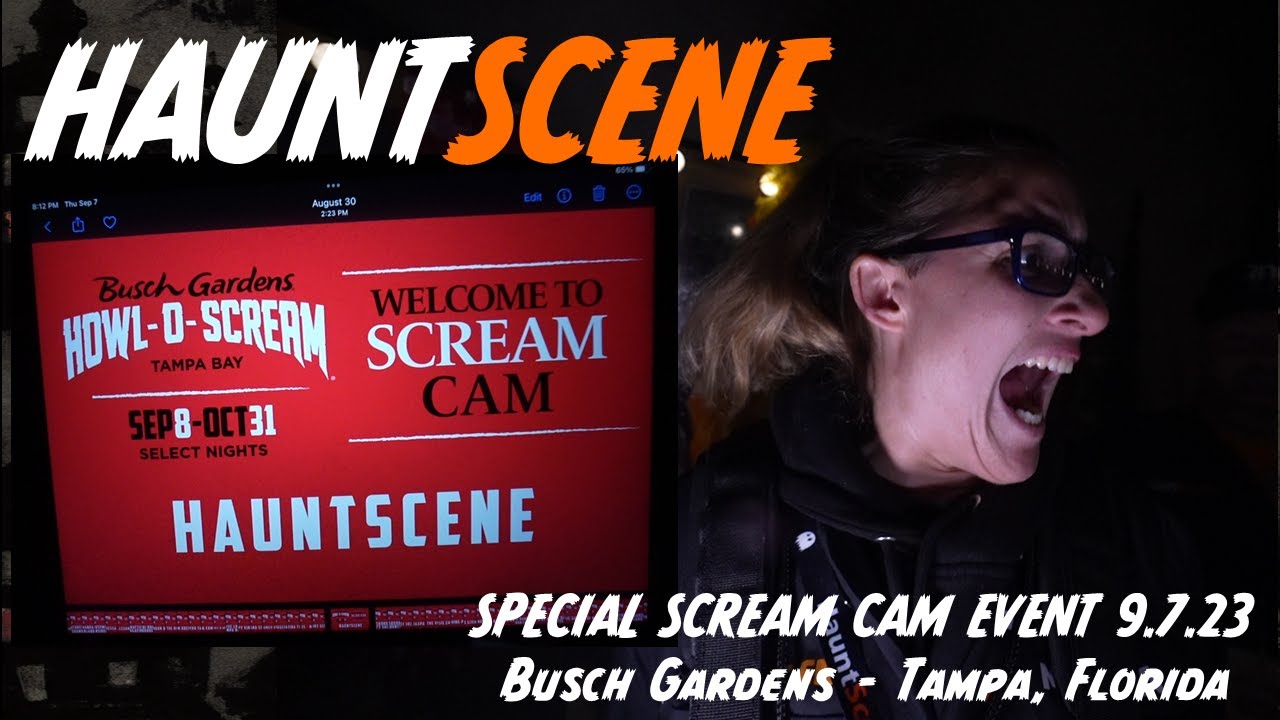 Howl-O-Scream Tampa Media Scream Cam 2023 ALL-NEW HOUSE!