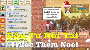 Ngọc Rồng Online - Bàn Tay Vàng Tiếp Tục Đầu Tư 2 Củ Mở Nội Tại Cho S9beokam3 Chơi Noel
