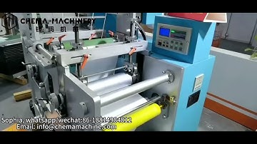 Chema MachineAutomatic rotary die cutting folding machine with servo motor control