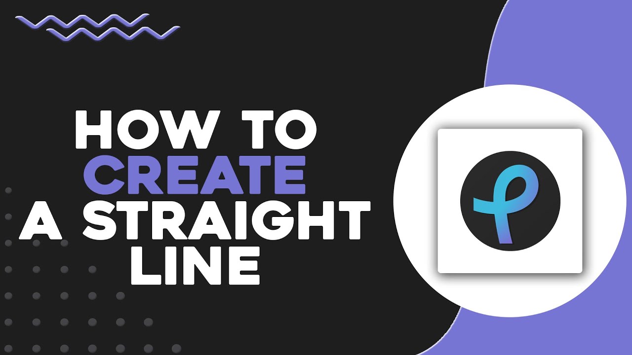 How To Create a Straight Line In Pixlr (Quick Tutorial) - YouTube