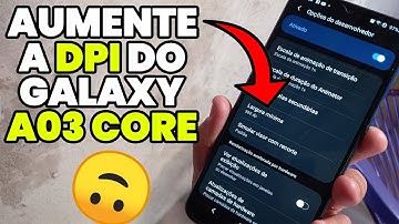 How to Increase the DPI of the Samsung Galaxy A03 and A03 CORE! Is it Possible?