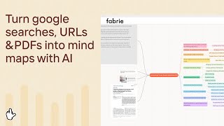 Search online and turn all searches, URLs & PDFs into mind map with AI｜AI made for design research