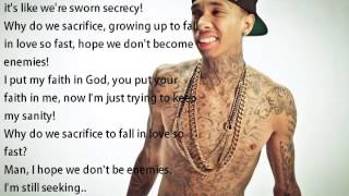 Tyga - Enemies Lyrics ( Hotel California )