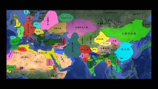 Old World History Map: 5500 years in 8 minutes (Chinese ver.)