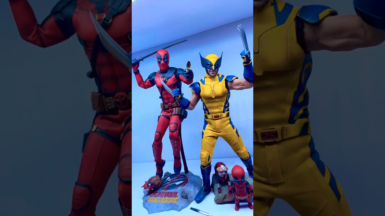 My Deadpool and Wolverine Hot Toy Figures 