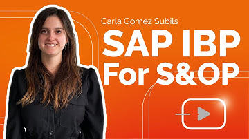 SAP IBP Sales & Operations Planning (S&OP) Explained