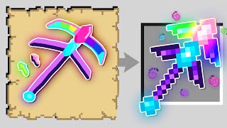 Minecraft ΑΛΛΑ ζωγραφίζω SUPER OP ITEMS!