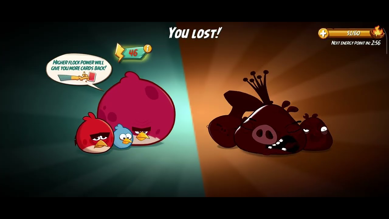 Angry bird 2 1 chapter menghabiskan 60 api