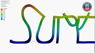 Superelastic letters