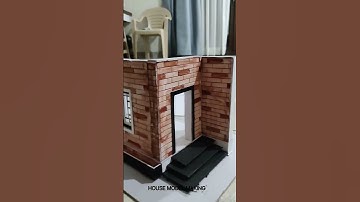 HOUSE MODEL🏠😍 #architecture #modelmaking #housemodel  #architecturestudent #shortsvideo