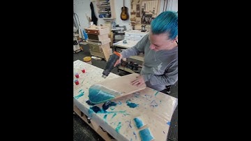 Epoxy Ocean Charcuterie Board Woodworking Class