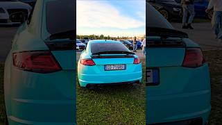 Awsome looking audi TTs on aftermarket wheels #lowered #carmeet #sportscar #tunercar  #foryou