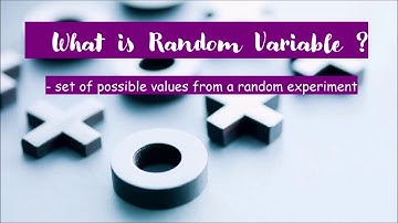 Lesson 1 Random Variables