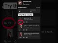Yous this sound 🎵 🎶 ||
