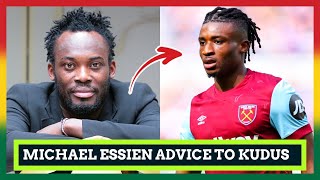 MICHAEL ESSIEN ADVICE TO MOHAMMED KUDUS, GEORGE AFRIYIE ACCEPT CAS RULING