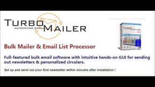 Turbo Mailer Cracked, Turbo Mailer with Licence Key 2017